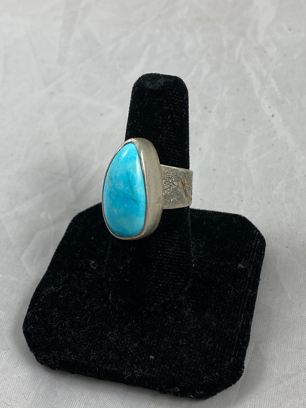 Clear Turquoise Ring