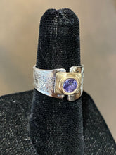 Load image into Gallery viewer, Rose-Cut Diamond, gold and silver Ring
