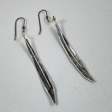 Load image into Gallery viewer, Curved Stemmed Icicle Sterling Silver Earrings
