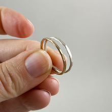Load image into Gallery viewer, Silver &amp; Gold Stacking Rings
