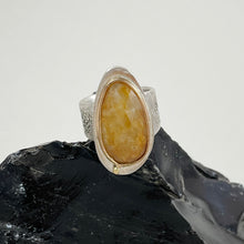 Load image into Gallery viewer, Yellow Sapphire Ring, made in Bend Oregon by Junk to Jems
